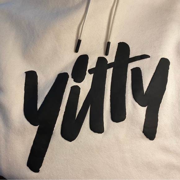 Yitty Fabletics Major Label EP Pullover Hoodie | Women’s | Ivory | Size 1X - Picture 3 of 6